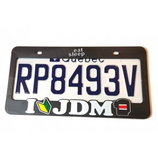 Contour de plaque avec logo Young Leaf JDM 