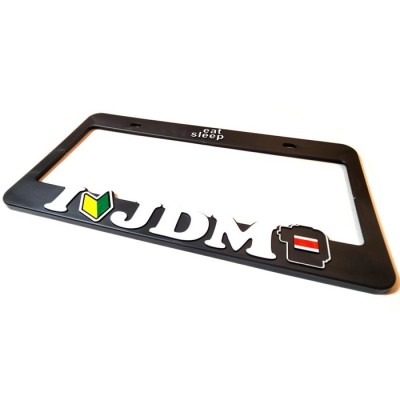 Contour de plaque avec logo Young Leaf JDM 