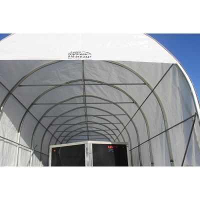 Toile d'abri 12' X 32' X 12'