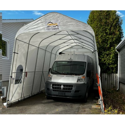 Abri fourgonnette 12' X 32' X 10'