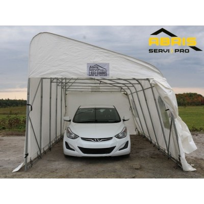 Abri d'auto Monopente 10’ 6'' X 20'
