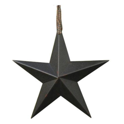 Étoile noire en métal 8"