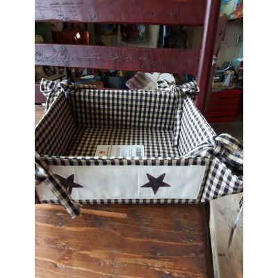 Panier à pain en tissu