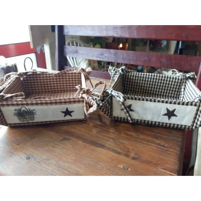 Panier à pain en tissu