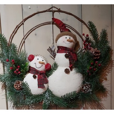 Couronne bonhommes de neige