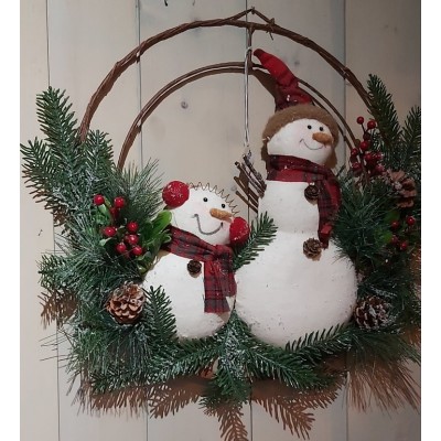 Couronne bonhommes de neige