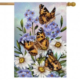 DRAPEAU PAPILLONS MONARQUES