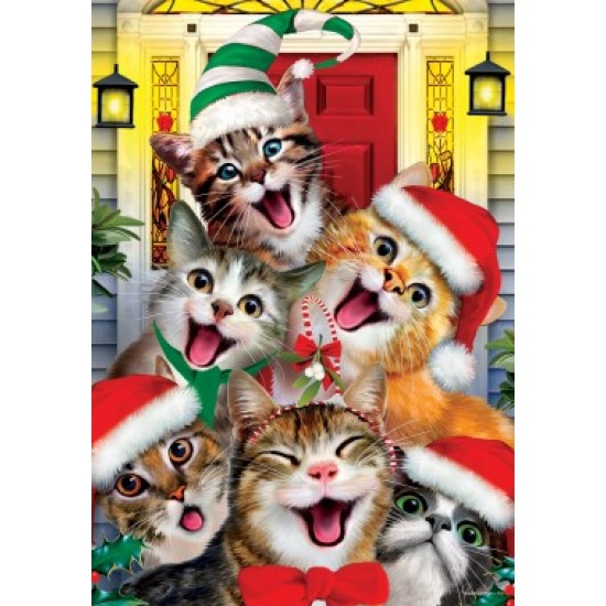 Christmas Cats Mini 12' x 18'