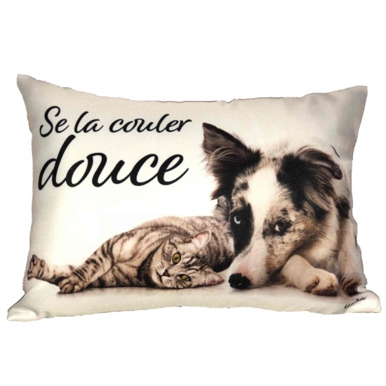 Coussin  Se la couler douce 