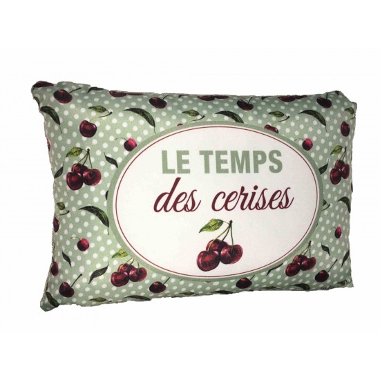 Coussin Le temps des cerises