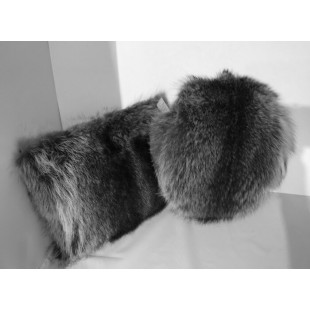 Coussin de chat sauvage recyclé