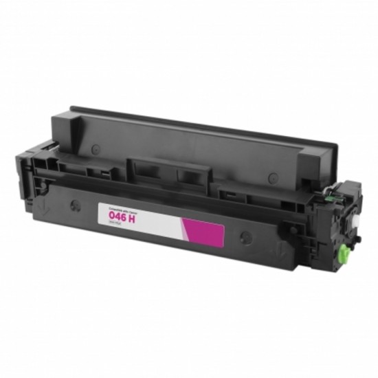 Cartouche laser Canon 046H (1252C001) haute capacité compatible magenta