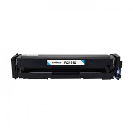 Cartouche laser HP W2181X (218X) haute capacité compatible cyan