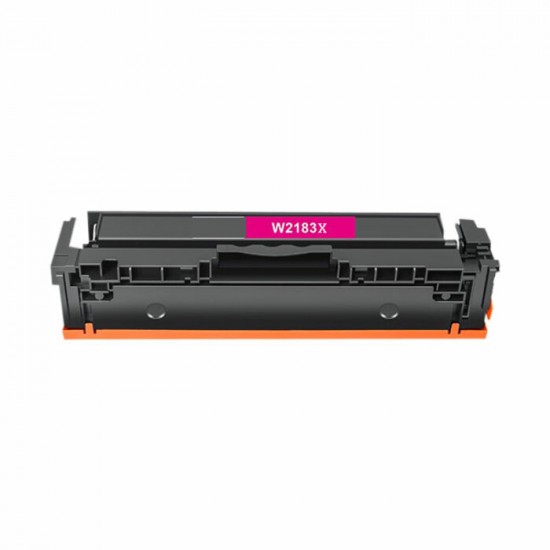 Cartouche laser HP W2183X (218X) haute capacité compatible magenta