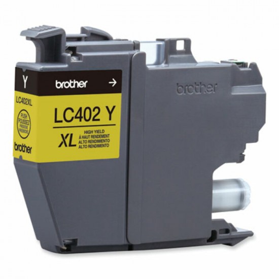 Cartouche à jet d'encre  Brother LC 402XL haute capacité compatible jaune