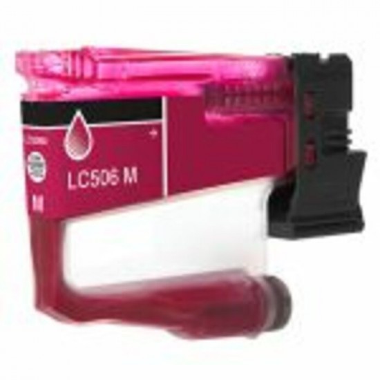 Cartouche à jet d'encre  Brother LC 506XL haute capacité compatible magenta 