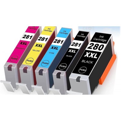 Ensemble complet de 5 cartouches extra haute...