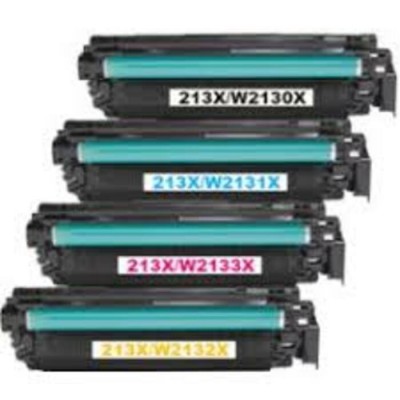 Ensemble complet de 4 cartouches laser HP W2130X,...