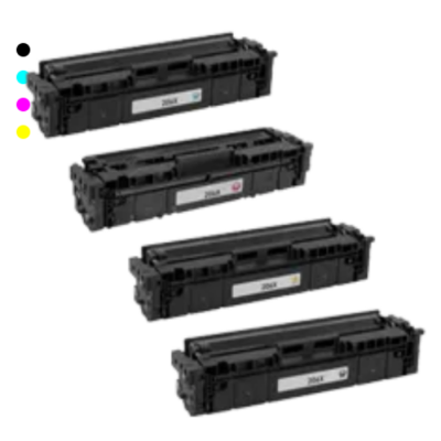 Ensemble complet de 4 cartouches laser HP W2110X,...