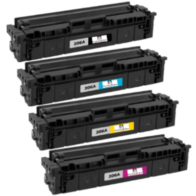 Ensemble complet de 4 cartouches laser HP W2110A,...