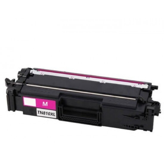 Cartouche laser Brother TN-810XL haute capacité, compatible, magenta 