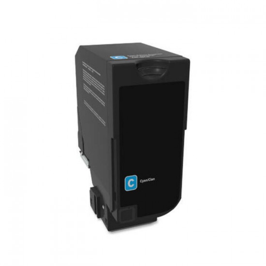Cartouche laser Lexmark 74C10C0 remise à neuf, Cyan