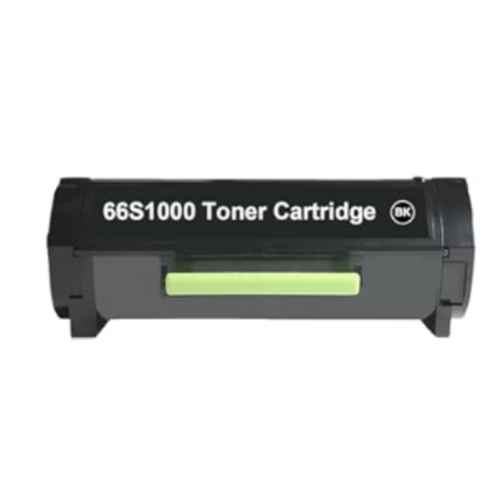 Cartouche laser Lexmark 66S1H00 haute capacité, remise à neuf , noir