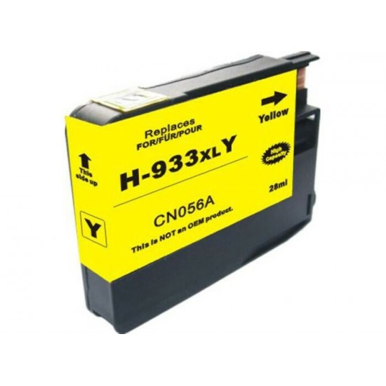 Cartouche à jet d'encre HP 933XL (CN056AN) haute capacité compatible jaune