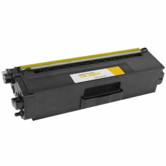 Cartouche laser Brother TN-436 extra haute capacité compatible jaune