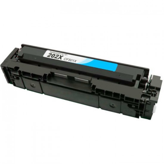 Cartouche laser HP CF501X (202X) haute capacité compatible cyan
