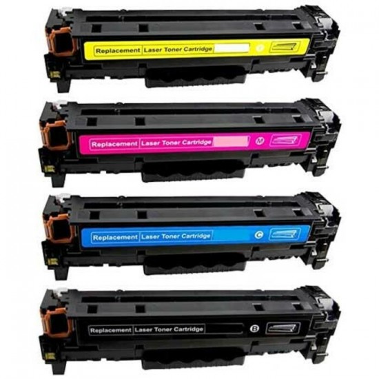 Ensemble complet de 4 cartouches laser HP...
