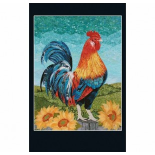 CARTE D'ART TEXTILE (CA022), LIVRAISON GRATUITE