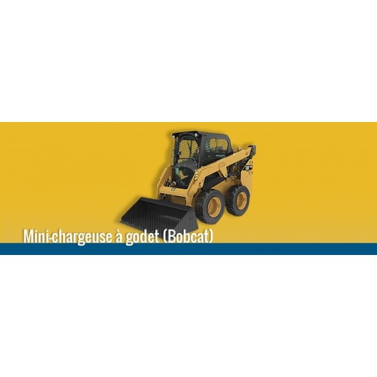 Mini-chargeuse à godet (bobcat)