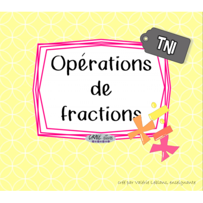 Fractions - Opérations