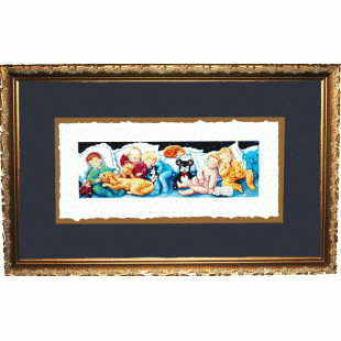 GICLÉE-C17 Bonne nuit bons rêves - Ginette...