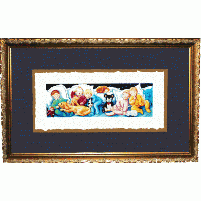 GICLÉE-C17 Bonne nuit bons rêves - Ginette...