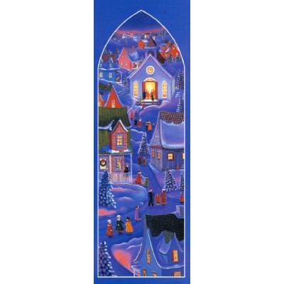 Carte de souhaits - -La messe de minuit - Ginette...