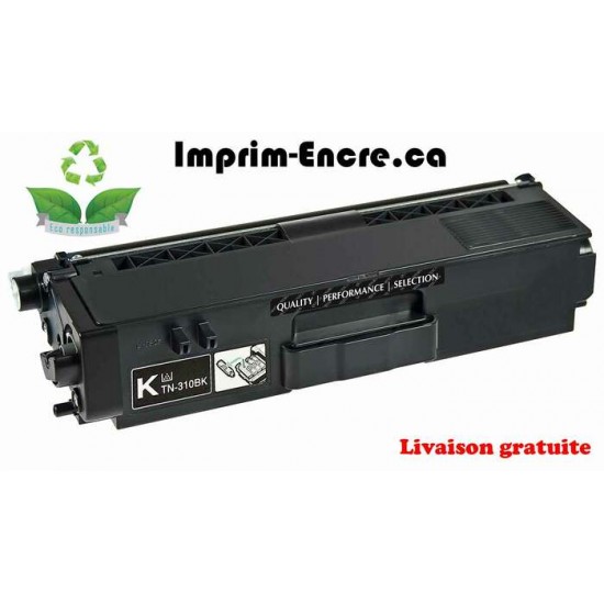 Brother toner TN-310BK noire originale ( OEM ) remise à neuf de très haute qualité - 2,500 pages