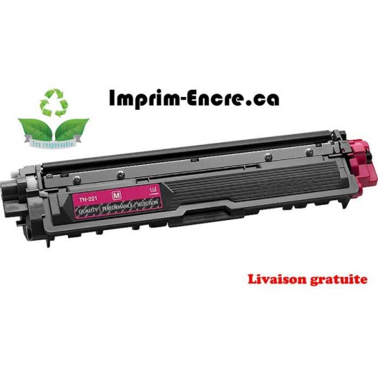 Brother toner TN-225M magenta originale ( OEM ) remise à neuf de très haute qualité - 2,200 pages