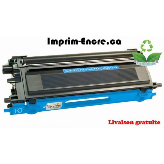 Brother toner TN-110C cyan originale ( OEM ) remise à neuf de très haute qualité - 1,500 pages