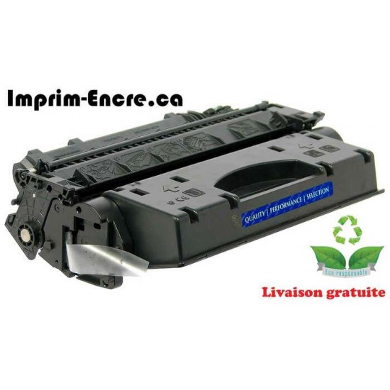 HP toner CE505X jumbo ( 05X ) noire originale ( OEM ) remise à neuf de très haute qualité - 8,000 pages