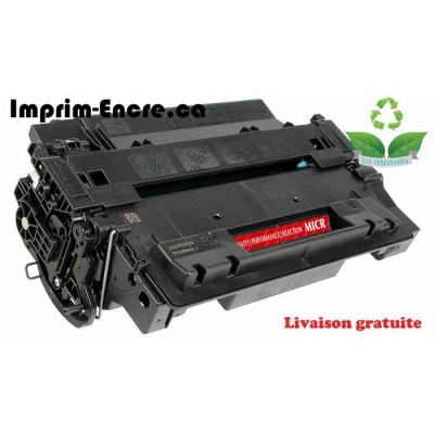 HP toner CE255A MICR ( 55A ) noire originale ( OEM...