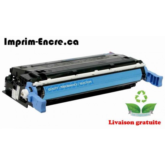 HP toner C9721A ( 641A ) cyan originale ( OEM ) remise à neuf de très haute qualité - 8,000 pages