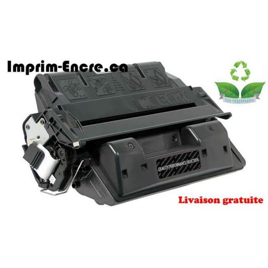 HP toner C8061A ( 61A ) noire originale ( OEM ) remise à neuf de très haute qualité - 6,000 pages
