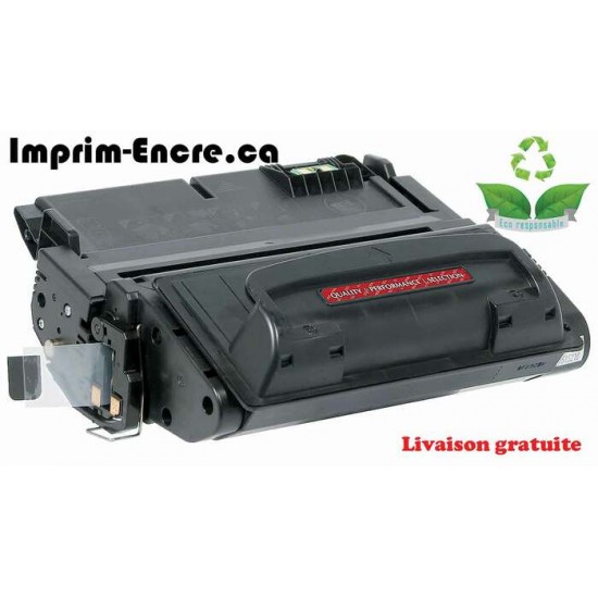 HP toner Q5942A MICR ( 42A ) noire originale ( OEM ) remise à neuf de très haute qualité - 10,000 pages