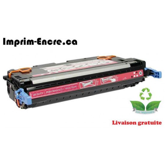 HP toner Q7563A ( 314A ) magenta originale ( OEM ) remise à neuf de très haute qualité - 3,500 pages