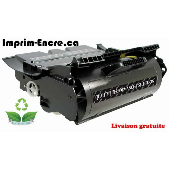 Lexmark / Dell toner universelle 64035HA / X644X21A / 341-2938 / 75P6963 noire originale ( OEM ) remise à neuf de très haute qualité - 32,000 pages 