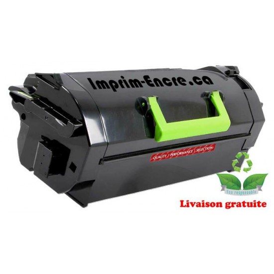Lexmark toner 52D1000 / 52D0HA0 / 52D1H00 / 52D1H0L MICR noire originale ( OEM ) remise à neuf de très haute qualité - 25,000 pages 