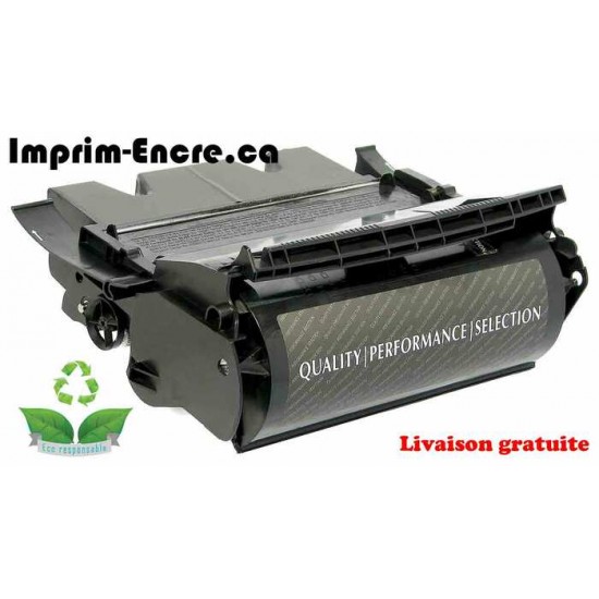 Lexmark toner 12A6360 / 12A6765 / 12A6860 / 12A6865 / 12A6869 noire originale ( OEM ) remise à neuf de très haute qualité - 30,000 pages