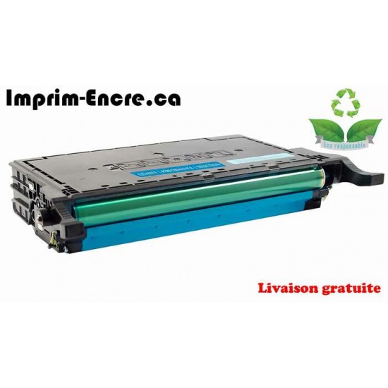 Samsung toner CLT-C609S ( C609 ) cyan originale ( OEM ) remise à neuf de très haute qualité - 7,000 pages